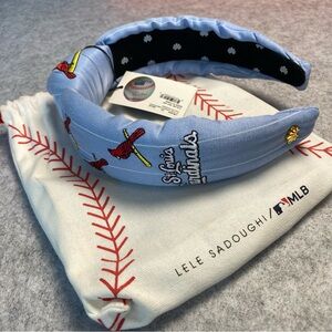 53 Lele Sadoughi x MLB STL Cardinals Headband NWT
